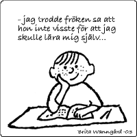 i skolan &copy; Brita Wanng&aring;rd